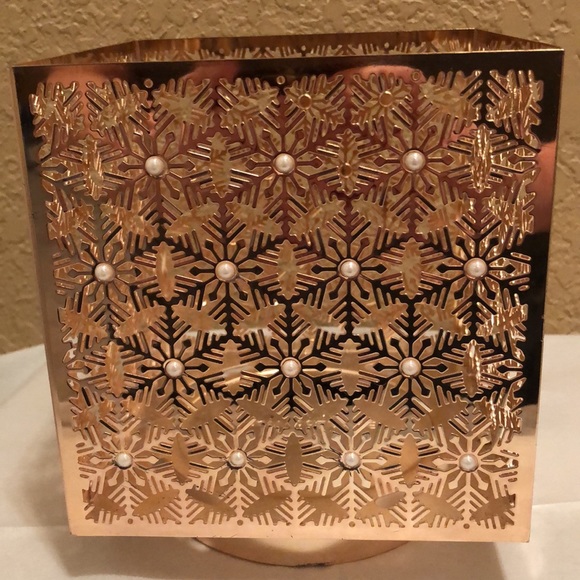 Bath & Body Works | Accents | Rare Htf Bath Body Works Gold Square 3 ...